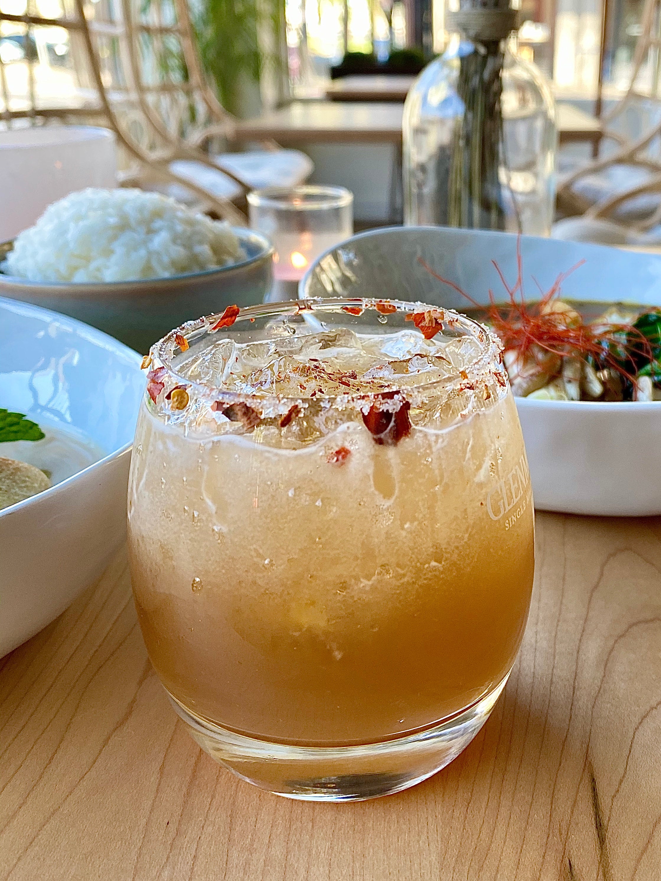 Tamarind Margarita Buranko Cafe take out and delivery